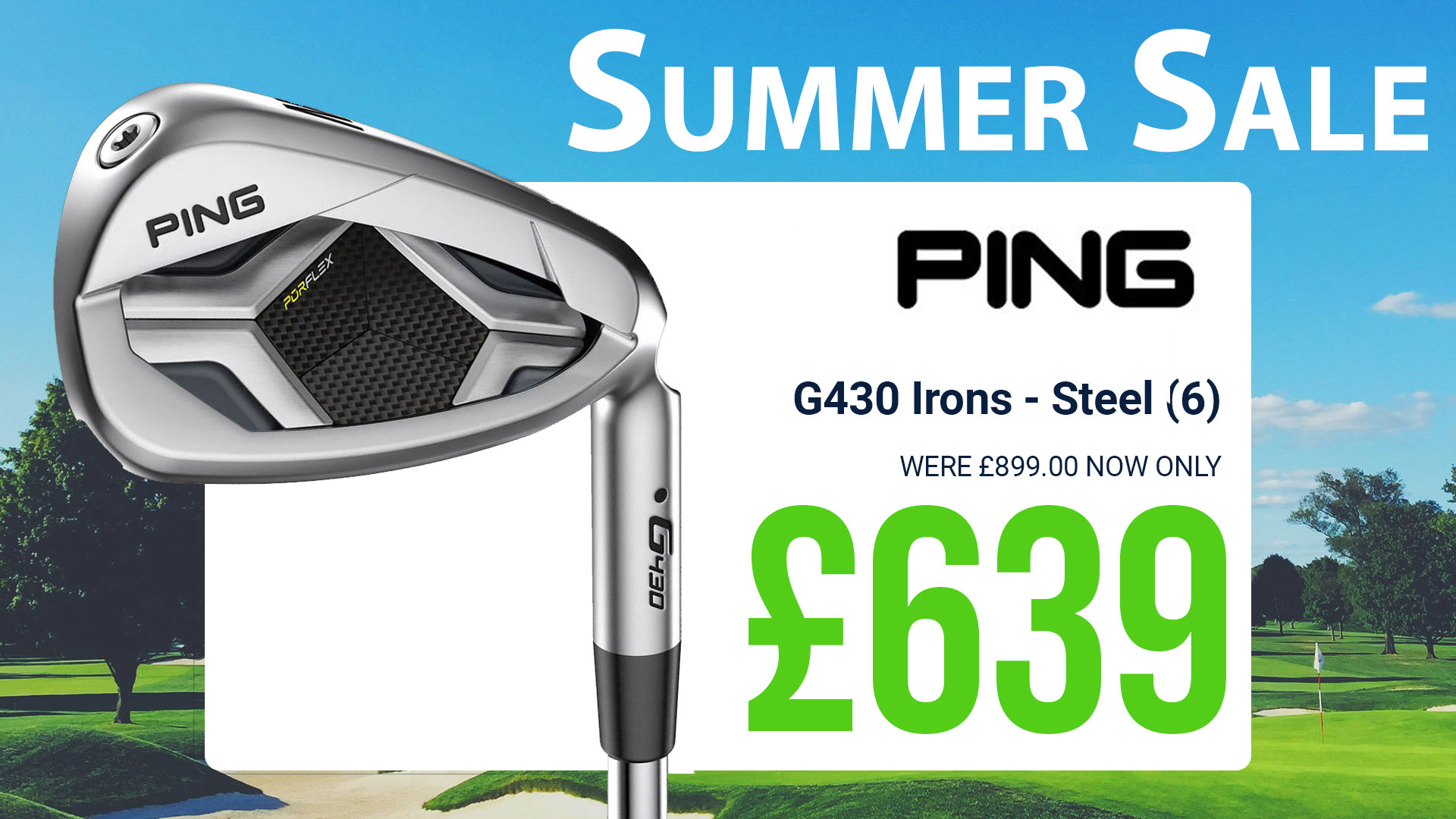 PING G430 Irons Banner
